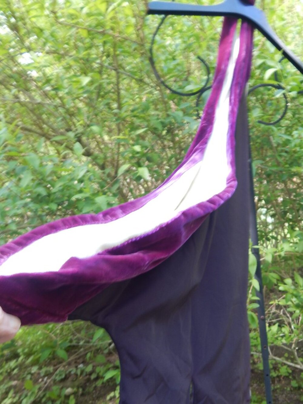 Ph.D. hood to adorn graduation gown